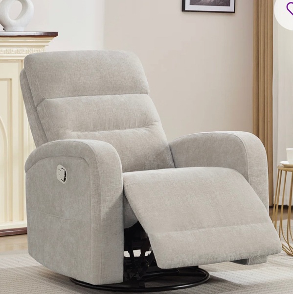 Ebern Designs Modern Swivel and Rocker Glider Recliner for Living Room & Reviews | Wayfair