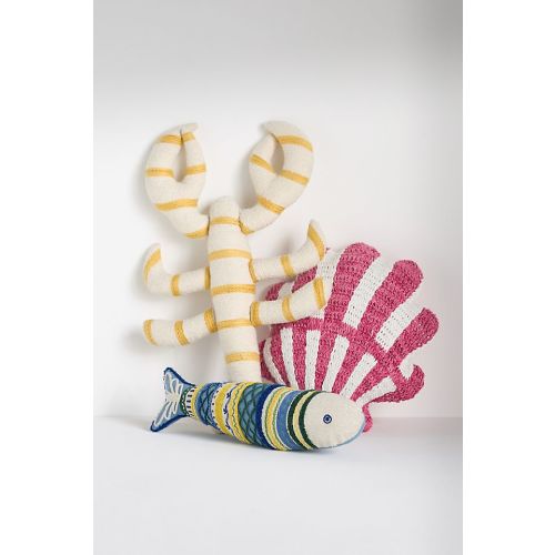 Sea Icon Crochet Shaped Pillow