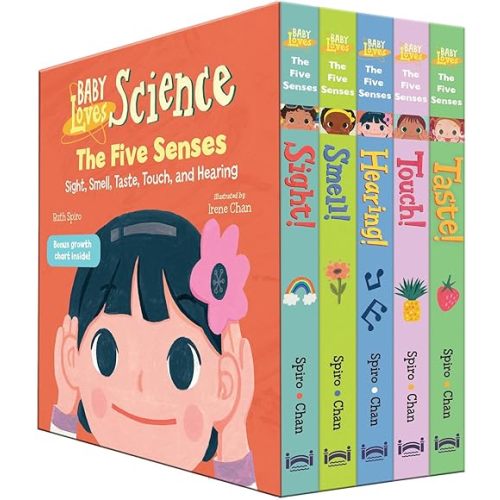 Baby Loves the Five Senses Boxed Set (Baby Loves Science) Board book – Illustrated, September 15, 2020
