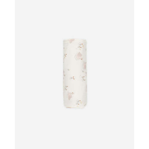 Woven Swaddle || Swans