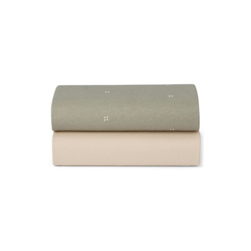 Pack of 2 Assorted Crib Sheets