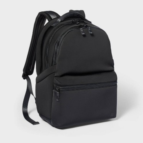 Faux Neoprene 17" Backpack - All In Motion™️, Color: Black