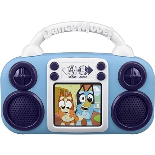 eKids Bluey Toy Music Player, Toy for Toddlers with Built-in Music for Fans of Bluey Toys for Boys and Girls