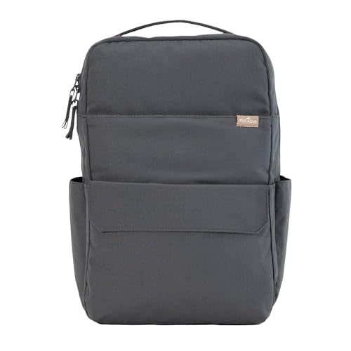 RED ROVR Roo Lightweight 1 LB Diaper Bag Backpack | 11 organizational pockets| Durable & Water-Resistant (Charcoal)
