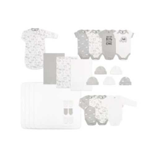 Baby Boys Newborn Layette Gift Set Girls, Shower Gift Essentials, Grey
