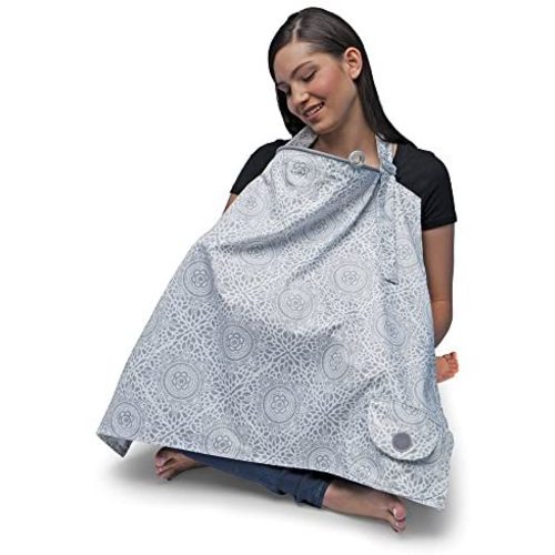 Boppy Nursing Cover for Breastfeeding, Boho Gray