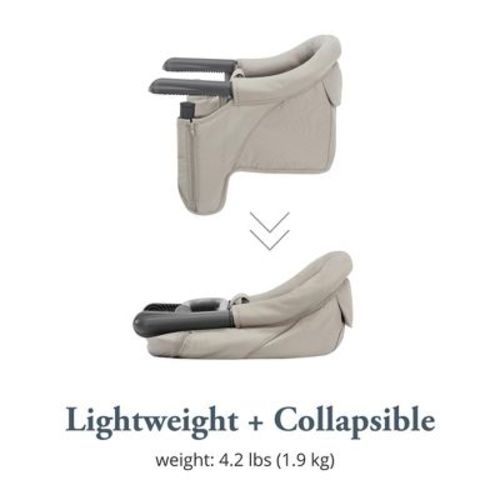 Inglesina Fast Table Chair, Cream - High Chair For Babies & Toddlers 6-36 Months, Fits Tables 0.8'' To 3.35'' Thick - Includes Travel-friendly Bag