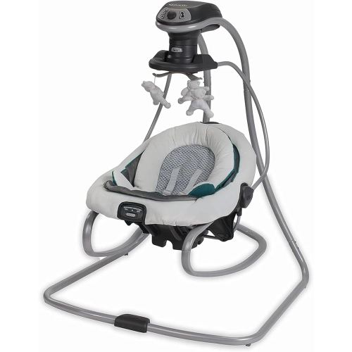 Graco DuetSoothe Swing and Rocker with Removable Swing Seat and 6 Swinging Speeds for Toddler Swing Seat and Swing Chair