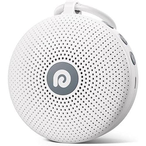 Dreamegg White Noise Machine - Portable Sound Machine for Baby Adult, Features Powerful Battery, 21 Soothing Sound, Noise Canceling for Office & Sleeping, Sound Therapy for Home, Travel, Registry Gift