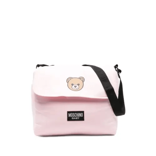 Moschino Kids teddy-print Changing Bag | Pink | FARFETCH