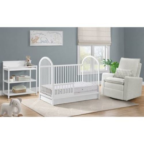 Oxford Baby Everest 3-In-1 Island Crib - Snow White