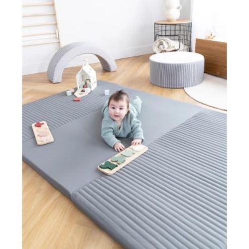 Vegan Leather Soft Playmat Shades of Night Gray