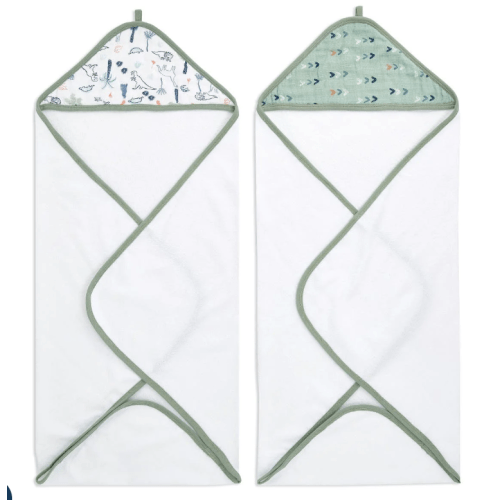 Dinotime Hooded Towel | aden + anais