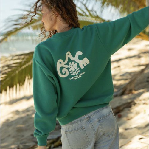 Grace Unisex Crewneck | Christian Sweatshirt | Elevated Faith