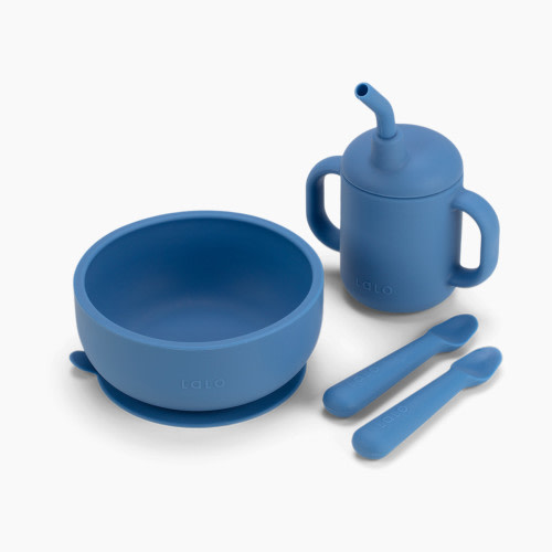 Lalo First Bites Starter Kit - Blueberry