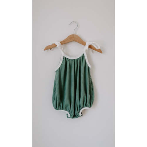Bubble Romper | Vintage Teal