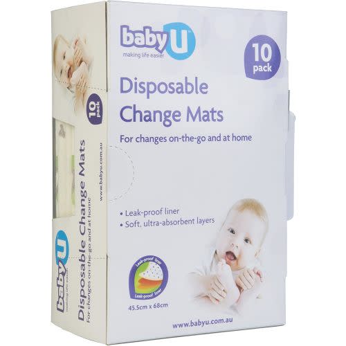 babyU Disposable Change Mats ; Nappy Change On The Go : Amazon.com.au: Baby