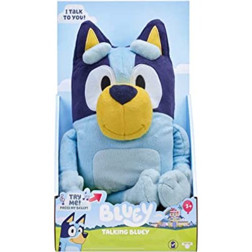 Bluey - 13" Talking Plush - Interactive - Sing Along, 9 Different Phrases