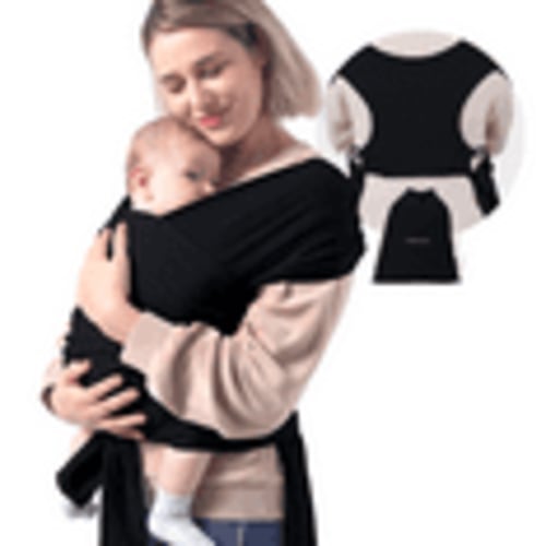Momcozy Baby Wrap Carrier - Black