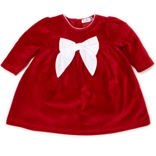 Christmas Capers Velour Dress