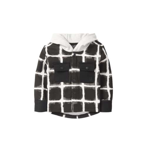 Checkered Hooded Shacket