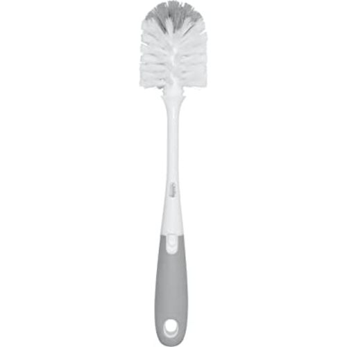 OXO Tot Bottle Brush with Nipple Cleaner, Gray, 1 Count (Pack of 1)