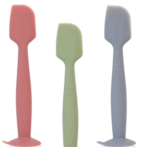Baby Diaper Cream Spatula Applicator 3 Pack Butt Paste Spatula Soft Silicone,Diaper Rash Cream Applicator, Baby Essentials Must Haves Newborn Stuff (Red Green Grey)