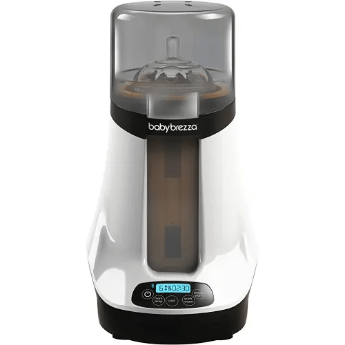 Baby Brezza Safe & Smart Electric Baby Bottle Warmer, Breastmilk Warmer + Baby Food Warmer + Defroster - Universal Warmer Fits All Feeding Bottles: Glass + Plastic – Wireless Bluetooth Control
