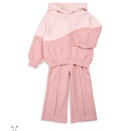 Girls'  French Terry Hoodie & Pants Set - Baby