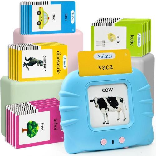 Bilingual English & Spanish Talking Flash CardsToy for Kidswith - TikTok Shop