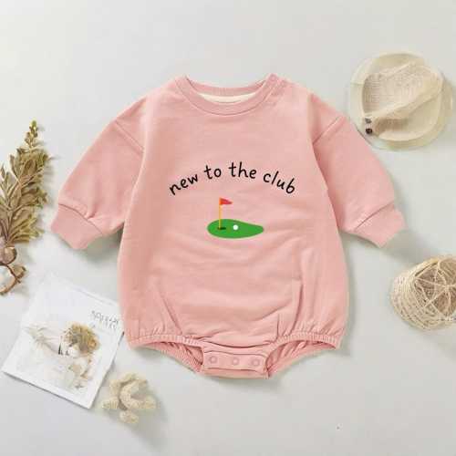 New To The Club Golf Baby Bubble Romper|First Birthday Baby Romper|Golf Baby Shower|Baby Boy Shirt|Retro Toddler Bubble|Golf Birthday Outfit