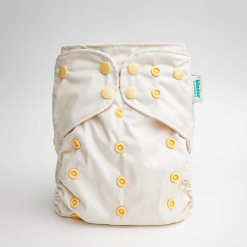 Solid Color: Essentials Pocket Cloth Diaper with Athletic Wicking Jersey, Grows with your Baby