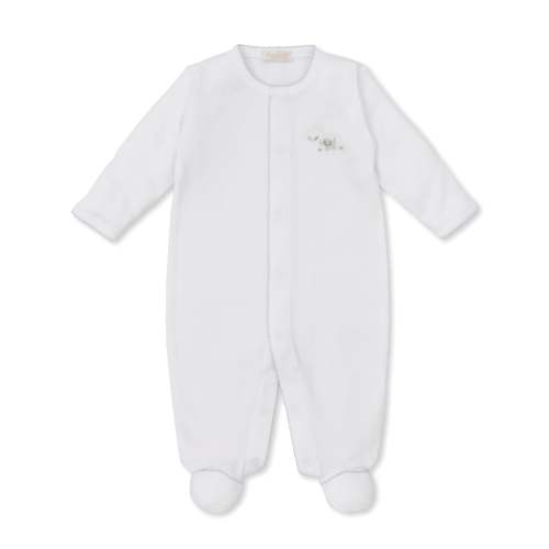Premier Silver Elephant Empire Embroidered Footie