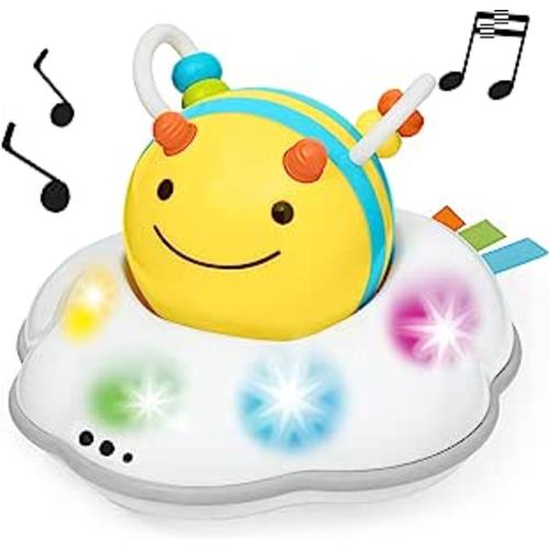 Skip Hop Baby Crawl Toy 3-Stage Developmental Learning Crawling Infant Toy, Explore & More Follow-Me Bee - Crawl-Bee Toy