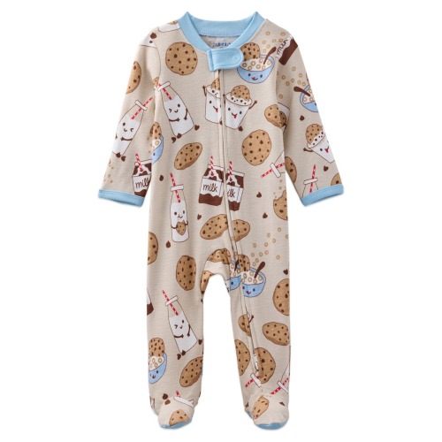 Scout One-Piece Organic Cotton Pajamas, 3-6M