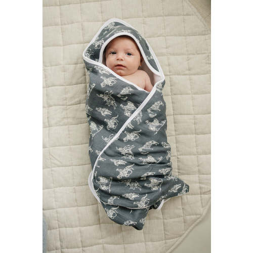Wild West Muslin Hooded Towel