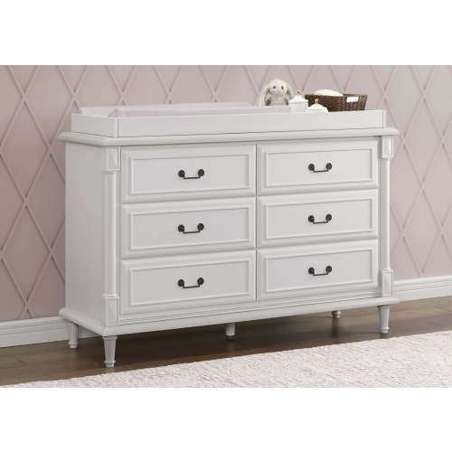 Juliette 6 Drawer Dresser with Changing Top and Interlocking Drawers | Delta Children