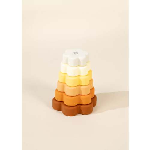Set of 6 Silicone Stackable Flowers