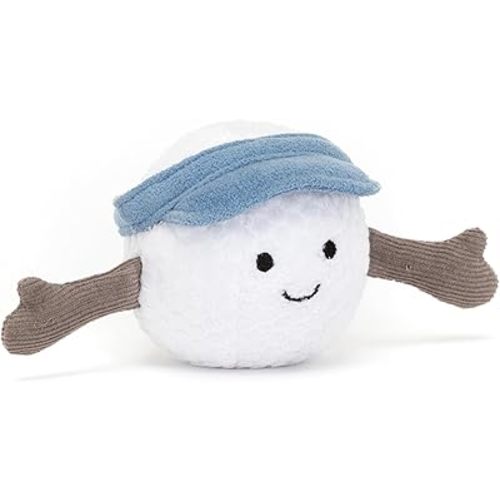 Jellycat Amuseables Golf Ball Stuffed Toy, 2.5 inches | Golf Ball Plush | for Sports Fans