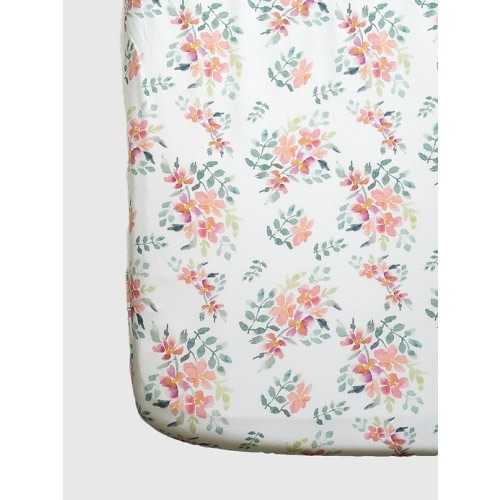 The Gilded Bird Pretty Stems Fitted Crib Sheet