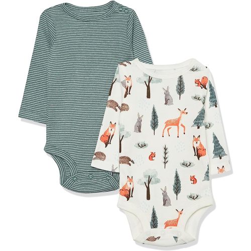 little planet by carter's Baby 2-Pack Organic Cotton Long-Sleeve Bodysuits