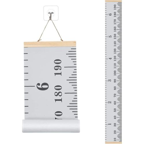 Baby Growth Chart, Height Chart Hanging Ruler Wall Decor for Kids, Toddler Growth Chart for Wall, Wall Hanging Growth Chart Baby Height Measurement- 79" x 7.9"