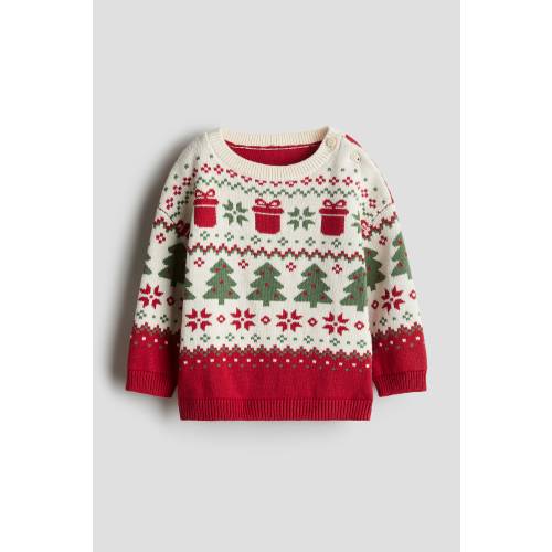 JACQUARD-KNIT SWEATER