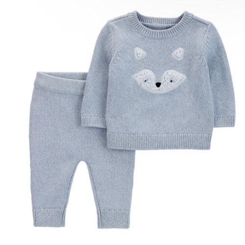 Baby 2-Piece Fox Pullover & Jogger Set
