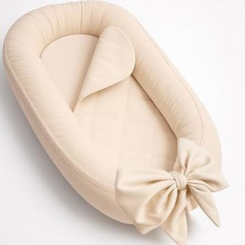 Baby Lounger, Infant Lounger for Newborn,Portable Baby Nest Cover Breathable & Soft, Newborn Essentials