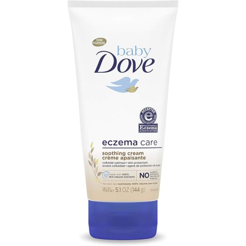 Baby Dove Soothing-Cream To Soothe Delicate Baby Skin Eczema Care No Artificial Perfume or Color, Paraben Free, Phthalate Free 5.1 oz
