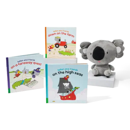 Kellan Plushie Book Set