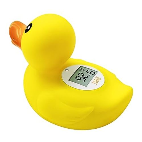 b&h Duck Baby Bath Thermometer, Toddlers Bath Temperature Thermometer Safety Floating Toy, Bathtub Thermometer, at Fahrenheit and Celsius Degree - Yellow Duck