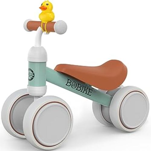 Baby Balance Bike Toys for 18-36 Months Kids Toy Boy and Girls Gifts Toddler Best First Birthday Gift Children Walker No Pedal Infant 4 Wheels Bicycle (Light Green)
