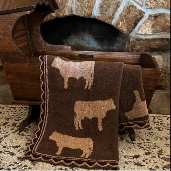 Autumn Pasture Ultra-Soft Plush Baby Blanket – Cowkid Clothing Company